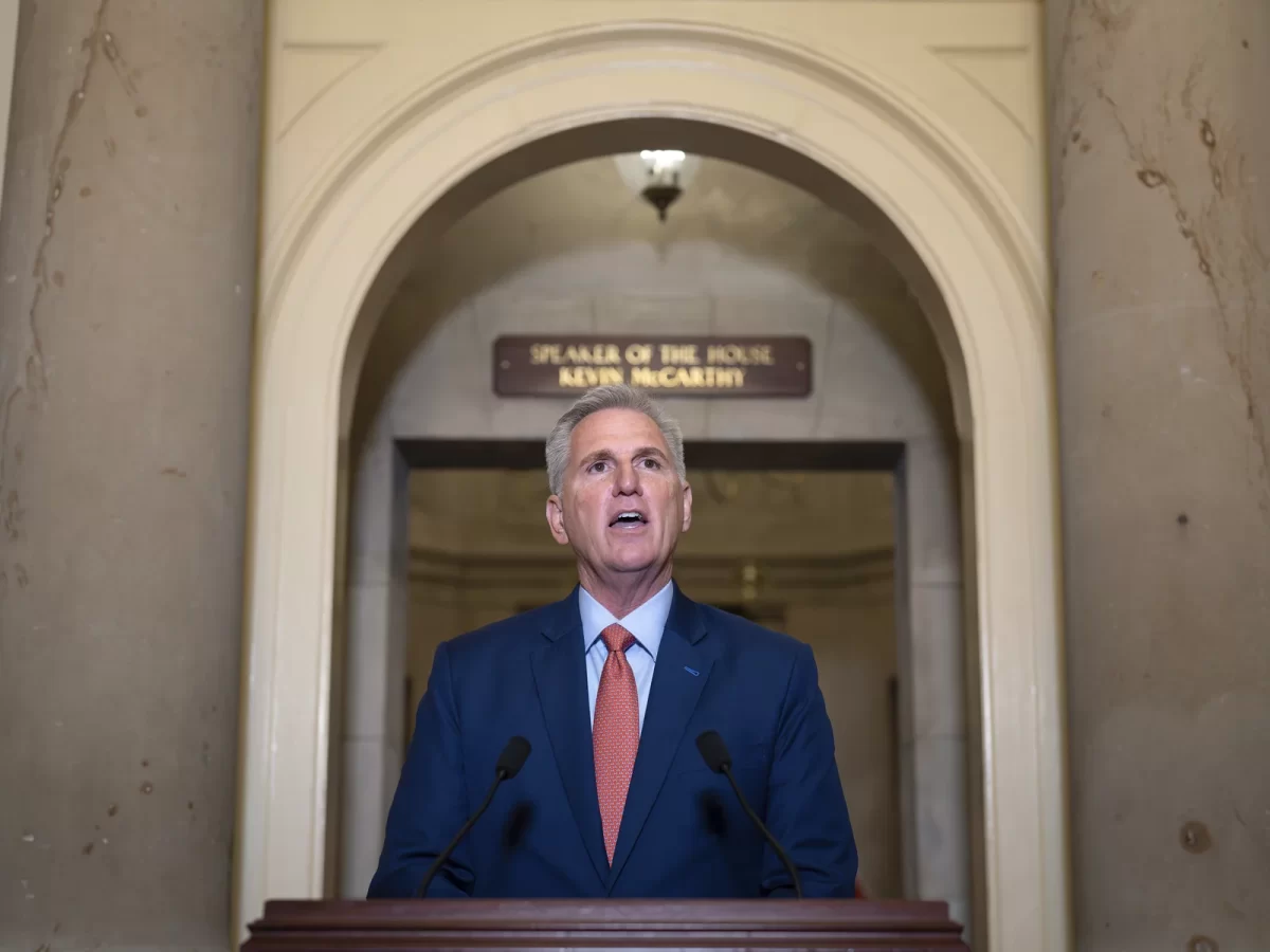 Speaker of the House, Kevin McCarthy announced his decision on Tuesday, September 12th